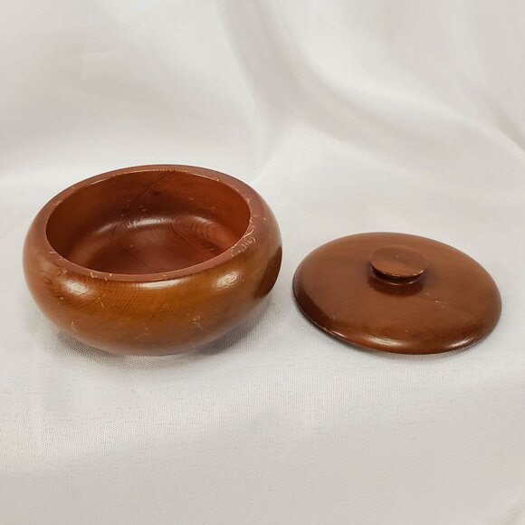 Vintage Sequoia Wood Lidded Trinket Box Sequoia and Kings Canyon national Park - Picture 3 of 11